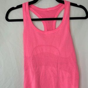 Neon Pink Lightweight Lululemon Sport Tank Size 4